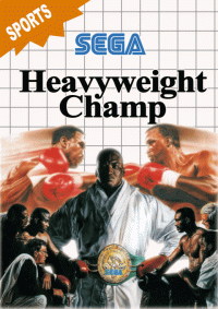 Heavyweight Champ PAL Sega Master System PAL box art